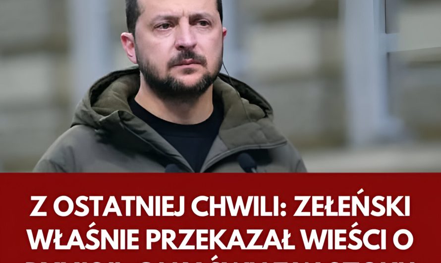 Pilny komunikat Zełenskiego: Szef biura podał się do dymisji w atmosferze skandalu