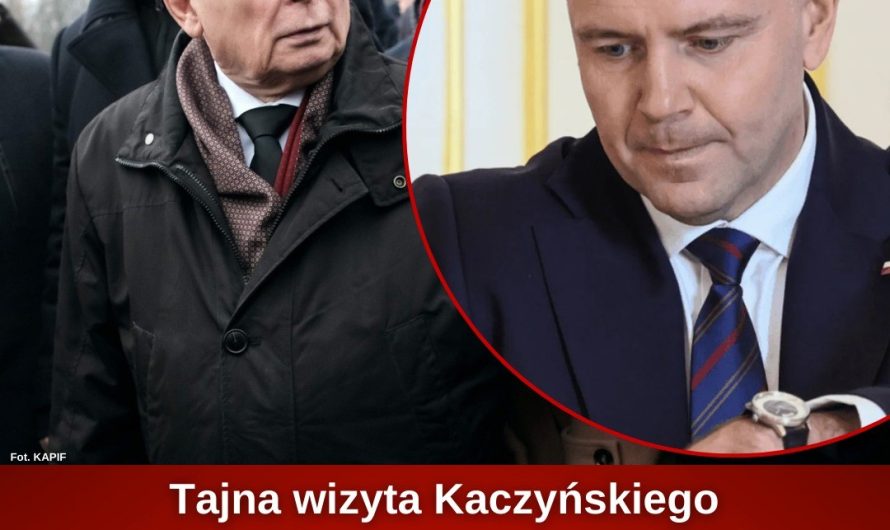 Nawrocki potajemnie przyjął Kaczyńskiego w Pałacu. Prezes nie zjawił się sam